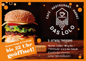 Neue Abendkarte LoLo